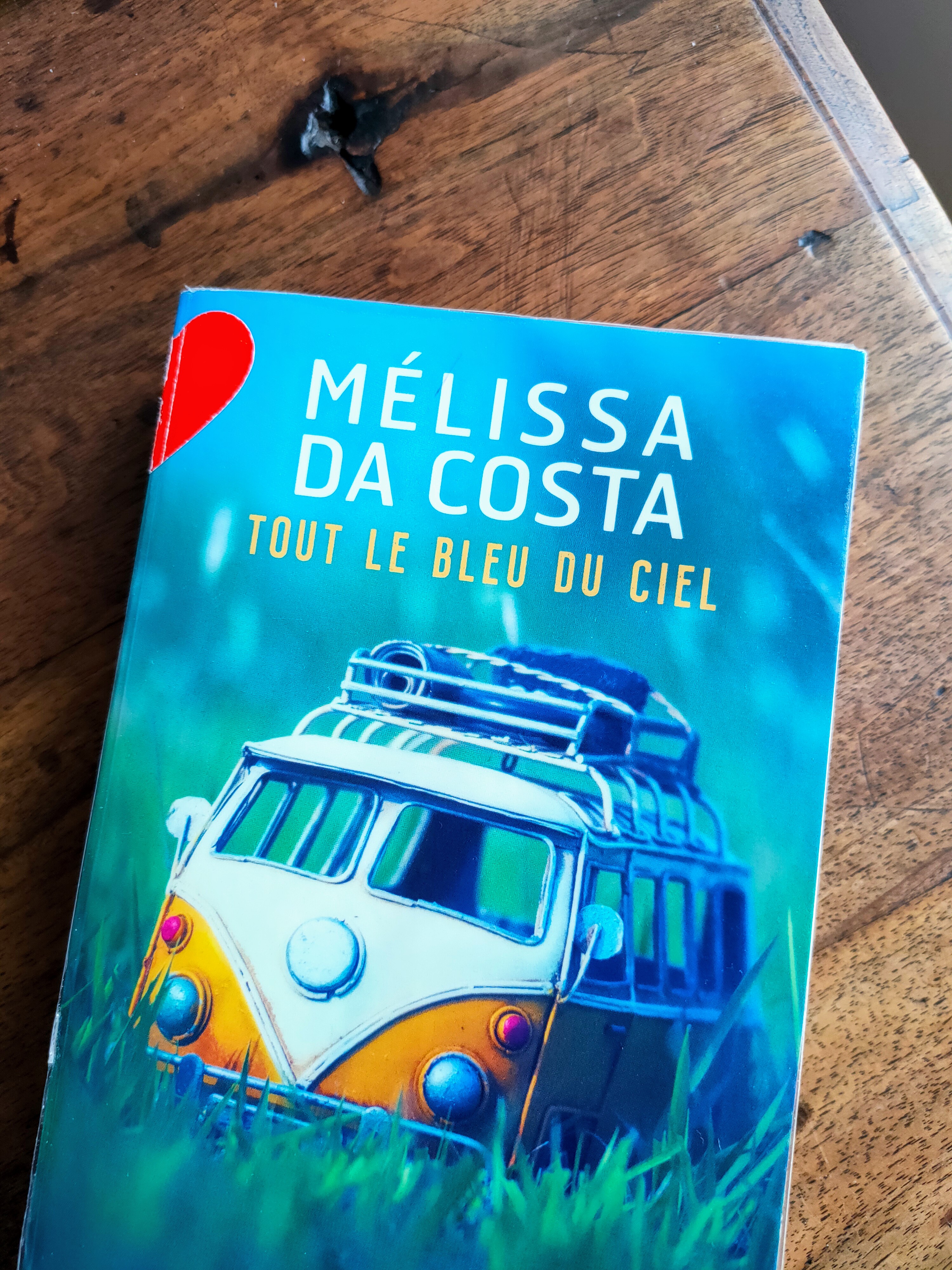 Je vous conseille  Tout le bleu du ciel, Mélissa da Costa, 2019 